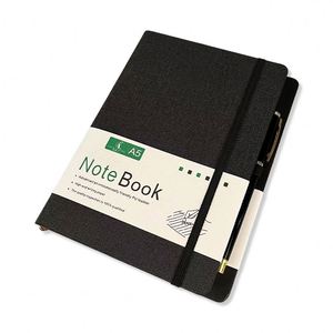 Promotion : Carnets de notes personnalisés en gros A4 A5, lignés, couverture rigide, en cuir PU, avec logo, pour entreprises - Product Image 3