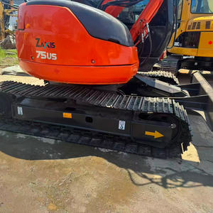 รถขุดไฮดรอลิกตีนตะขาบฮิตาชิ ZX75 มือสอง ขนาด 7 ตัน แบบไม่มีการหมุนท้าย รถขุดขนาดเล็กสำหรับงานก่อสร้าง - Product Image 2