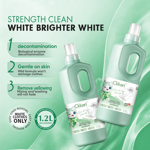 Aojie OEM ODM <span class=keywords><strong>Detergente</strong></span> Liquido Premium Monouso BIANCO per Riduzione Colore su Capi d'Abbigliamento, 1.2L Profumo Fresco - Product Image 2