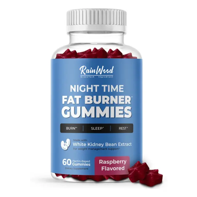 Rainwood Chất lượng cao bụng chất béo Burner giảm cân OEM Fat Burner Gummies