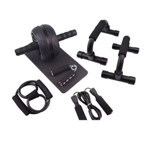 Coexistence Mute Abdominal Wheel Family Combination Fitness Seven-piece Steel Men's Muscles Arm Muscle Comprehensive Training - Product Image 4
