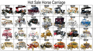 Calèche électrique personnalisable pour visites touristiques, calèche électrique pour mariage royal, transport spécial, calèche royale à chevaux - Product Image 6