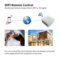 Módulo de Interruptor Inteligente WiFi Tuya Mini, 16A, Control de 2 Vías, 41mm, Compacto, IP44, Resistente al Agua, Compatible con Alexa y Google, Temporizador, Relé, Interruptor de Pared