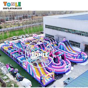 2026 TONLE Pista de Obstáculos Inflable Comercial Personalizada en Forma de S con Temática Espacial de Ensueño para Alquiler en Fiestas - Product Image 4