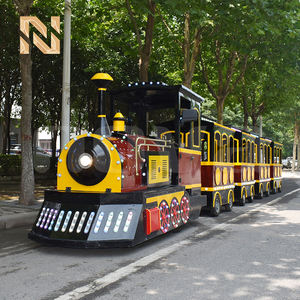 Treno Elettrico Turistico a 24 Posti per <span class=keywords><strong>Parchi</strong></span> <span class=keywords><strong>Divertimento</strong></span> e Centri Commerciali, Certificato CE, da Produttore Professionale - Product Image 1