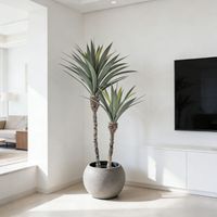 Plantes artificielles d'Agave en pot de 110 cm, très demandées, pour la décoration de la maison, du bureau et des hôtels