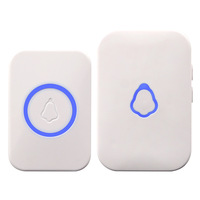 Sonnette sans fil Chkl, longue portée, volume élevé, installation simple, pour usage domestique