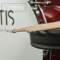 Batterie de percussions de haute qualité en bois rouge avec supports métalliques durables