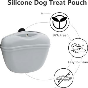 Hot-selling Practical Waterproof Silicone <b>Dog</b> Snack <b>Bag</b> Customized Portable Pet Snack <b>Bag</b> Silicone Training <b>Bag</b> - Product Image 3