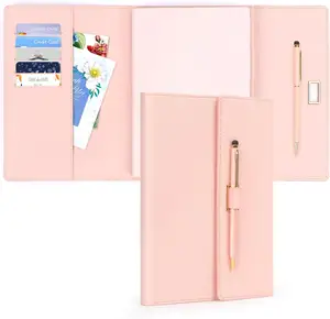 Nuevo cuaderno triple A5 impermeable macaron fresco de alta calidad con modelos de bolígrafo Bloc de notas con juego de bolígrafos libro