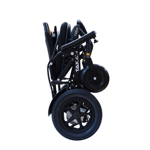 Silla de ruedas eléctrica plegable Takan, ligera, de aleación de aluminio, con batería incorporada, para personas mayores y discapacitadas. - Product Image 2