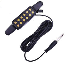 Akustik klasik ses deliği klip pikap 12 delik dönüştürücü amplifikatör akustik gitar bas <span class=keywords><strong>Pickup</strong></span> - Product Image 3
