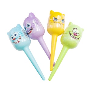 BESTAR - Paquete de 30 Piruletas con Forma de Cara de Monstruo, Dulces y Coloridos, Divertidos y Lindos, para Niños - Product Image 4