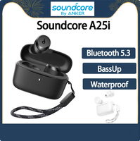 Écouteurs sans fil Soundcore by Anker A25i, Bluetooth 5.3, 28h d'autonomie, résistants à l'eau, écouteurs pour le sommeil