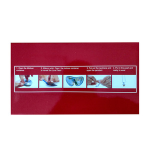 Grand cadeau <span class=keywords><strong>de</strong></span> Saint-Valentin, kit collier <span class=keywords><strong>de</strong></span> perles <span class=keywords><strong>de</strong></span> souhait d'amour pour toute occasion - Product Image 2