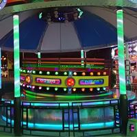 Manèges palpitants pour 20 personnes, équipement de parc d'attractions Crazy Disco Wheel, Disco Tagada