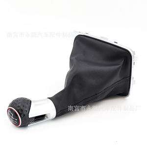 Vw Car Gear <b>Knob</b> Leather Ergonomic <b>Shift</b> <b>Knob</b> For Golf 4 Bora Gti - Product Image 2
