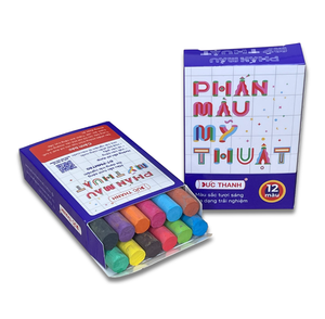Craie colorée sans poussière de qualité supérieure Duc Thanh, au carbonate de calcium, pour trottoirs et tableaux scolaires, export. - Product Image 1