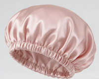 Bonnet de nuit en soie de mûrier 100% 22 Momme avec certification OEKO-TEX, turban de nuit de luxe pour femme