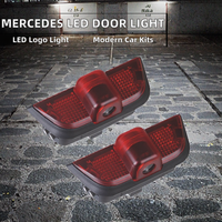 Projecteur de logo de bienvenue pour portière de voiture MD LED, lumière fantôme, kit intérieur ABS pour  CLASS W201 W202 W203 W204
