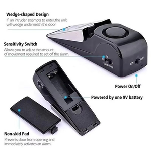 <b>Smart</b> Home Items Upgraded Portable Door <b>Lock</b> and Door Stop Alarm Double Anti-Theft Door Kit - Product Image 3