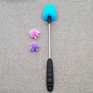 Eco-friendly Multi-functional Cleaning <b>Brush</b> Kit with Nylon <b>Brush</b> and Plastic Handle for Cup <b>Bottle</b> Straw Cleaning - Product Image 1