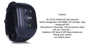 Pulsera de detección de caídas para ancianos de emergencia con botón SOS 4G GSM GPRS GPS Elder Tracker Reloj inteligente hecho de plástico duradero - Product Image 2