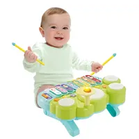 5 em 1 multifuncional órgão elétrico de brinquedo conjunto de tambores musical xilofone piano de brinquedo para crianças