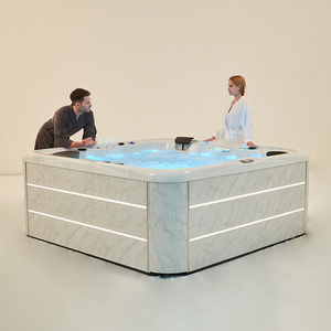 Fabricants de spas 6 sièges massage extérieur de villa <span class=keywords><strong>Spa</strong></span> baignoire - Product Image 5
