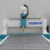 Routeur CNC de bureau Jinan Mosencnc 1325 de bonne qualité avec kit PLC, engrenage et aspiration pour gravure et découpe du bois et du métal