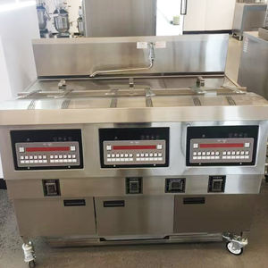 フライドポテトとフライドチキンフライヤーに使用される良質の商用ステンレス鋼75L電気フライヤー - Product Image 3