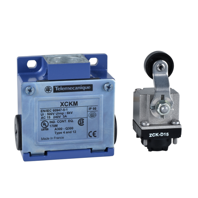 100% New 1NC 1NO Schneider XCKM Roller Lever Limit Switch Sensor