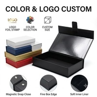 Boîtes cadeaux en carton rigide avec fermeture magnétique de luxe personnalisées, grand format, emballage de qualité supérieure, boîtes à rabat, papier noir mat