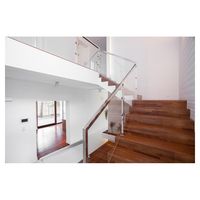 Rampe d'escalier en acier inoxydable Prima Duplex Loft, rampe d'escalier stable, rampe auxiliaire pour escalier