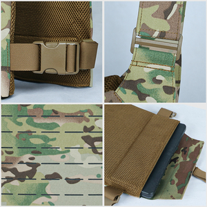 เสื้อกั๊กยุทธวิธีไนลอน 500D แบบถอดเร็ว ทนทาน พร้อมระบบ Molle สำหรับกิจกรรมกลางแจ้งและการล่าสัตว์ - Product Image 6