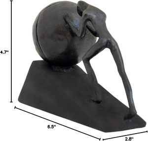 รูปปั้นเหล็กทรงกลมชายรูปปั้น <span class=keywords><strong>sisyphus</strong></span> รูปปั้นนักกีฬาศิลปะรูปแกะสลักรูปปั้นตกแต่งสำนักงานบ้านจีน (B2แข็งแกร่ง) - Product Image 6
