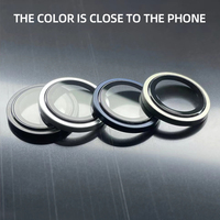 Protection d'objectif en verre de qualité pour caméra AR AF, installation facile, compatible avec iPhone 17, 15 Plus, 14, 13, 12, 16 Pro et 16 Pro Max