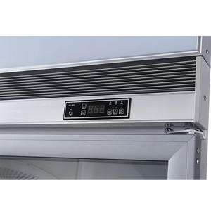 Hôtel <span class=keywords><strong>deux</strong></span> portes en verre bouteille bière refroidisseur commercial affichage boissons froides réfrigérateur vertical pour café - Product Image 6