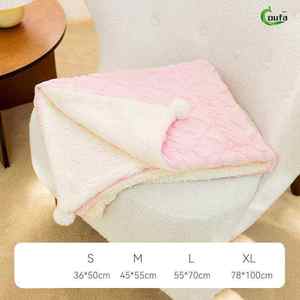 Luxury Plush Pet Blanket Winter Warm Summer All-Season Comfortable Cotton Fleece Rectangle Cat &amp; <strong>Dog</strong> Sleeping Bed - Product Image 3