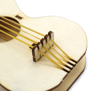 Mini kit de guitare en bois à monter soi-même pour enfants, jouet éducatif, projet scientifique, 8 à 13 ans, unisexe - Product Image 3