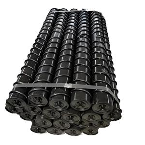 Trọng lực Con lăn tự làm sạch thép vít Helix Đĩa cao su xoắn ốc vết thương băng tải trở lại làm biếng con lăn cho khai thác mỏ - Product Image 2