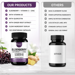 Ingrédients personnalisés Shecome, baies d'églantier, vitamines C et zinc, soutien immunitaire, capsules à base de baies d'églantier, vitamines C et zinc - Product Image 4