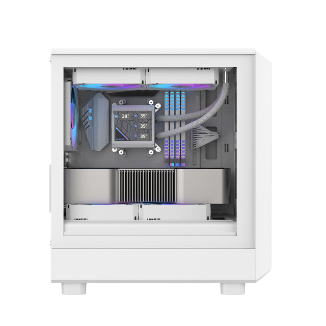 Alseye 2024 Newest 0.6mm SPCC MICRO ATX/ITX Office Pc Computer Cases Towers for Desktops