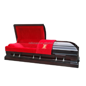 Nantong, Религиозные принадлежности для похорон, деревянная шкатулка с полным покрытием - Product Image 5