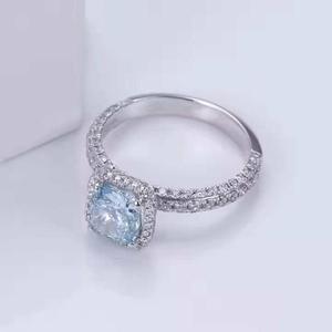 Elegante Anillo de Diamante Moissanita en Plata de Ley 925, Diamante Cultivado en Laboratorio de Primera Calidad, Joyería Fina - Product Image 2