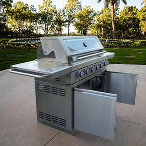 New Arrival <strong>Best</strong> Selling 6 Burner Portable Gas <strong>BBQ</strong> <strong>Grill</strong> Infrared High Heat Output Heating Burner <strong>Grill</strong> with Fast Shipment - Product Image 3