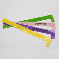 Pulsera RFID de 13.56mhz con Código QR Impresa Personalizada de Un Solo Uso, Pulsera de PVC con NFC para Eventos