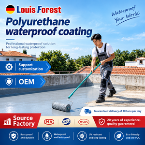 Sellador Impermeable de Poliuretano Líquido <span class=keywords><strong>para</strong></span> Techos, Terrazas, Acuarios, Piscinas, Reparación de Grietas y Fugas, Pintura Impermeable - Product Image 1