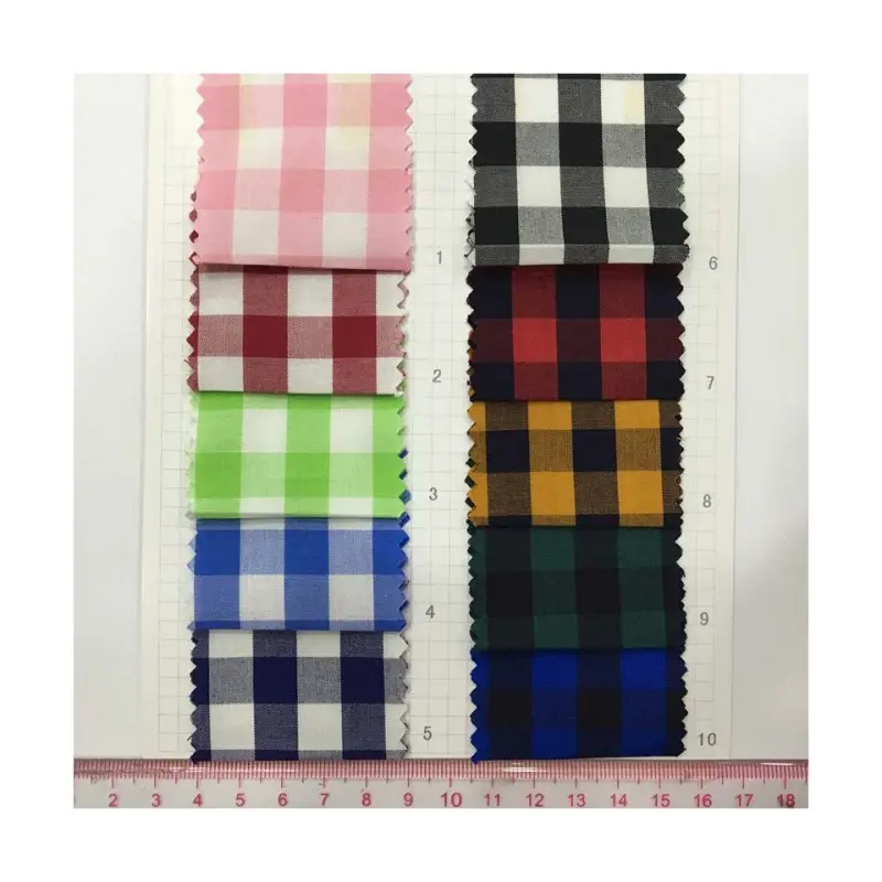 מקלפלין Tartan Unstitched הטוב ביותר שמלת ומכנסיים חומר באינטרנט קניות כבד כותנה חולצה בד