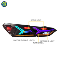 Feux arrière YU GUANG pour Toyota Camry 2018-2021, mise à niveau des feux arrière, feux arrière RGB, feux arrière LED, feux arrière Toyota Camry 2018